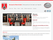 Tablet Screenshot of brasserie-meet-eat.nl